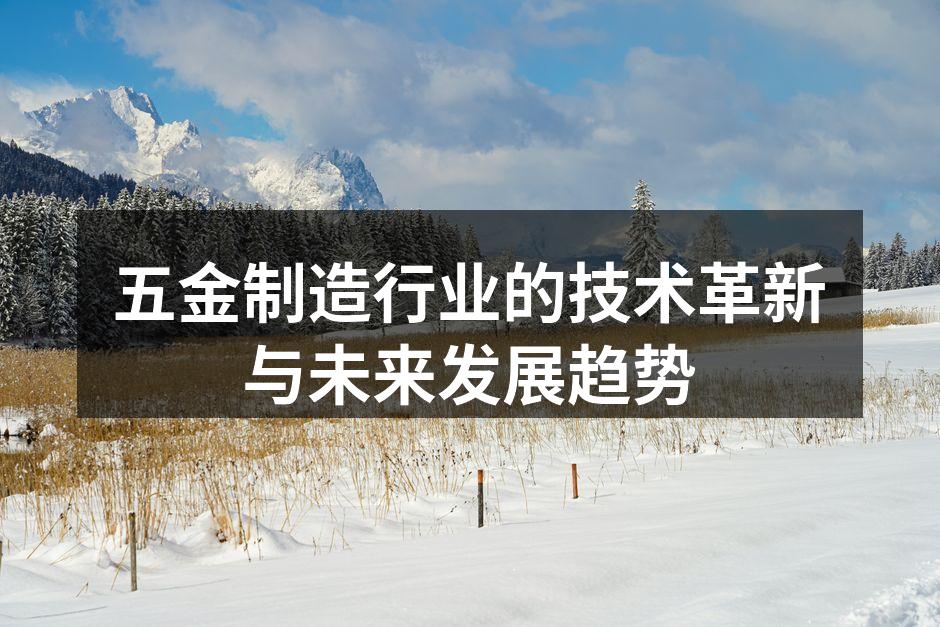 五金制造行业的技术革新与未来发展趋势